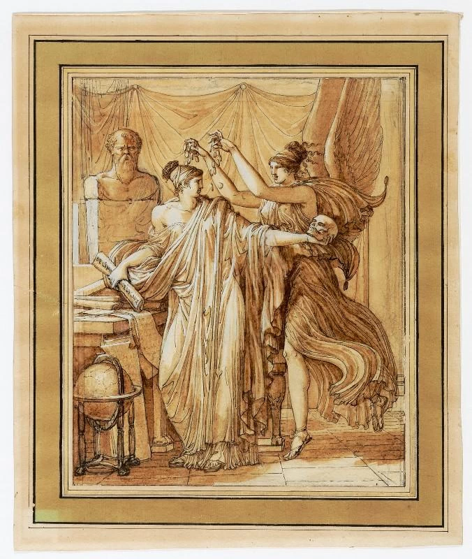 La filosofia che medita sull'immortalità dell'anima è tentata dalla Fortuna - Arles ; musée Réattu